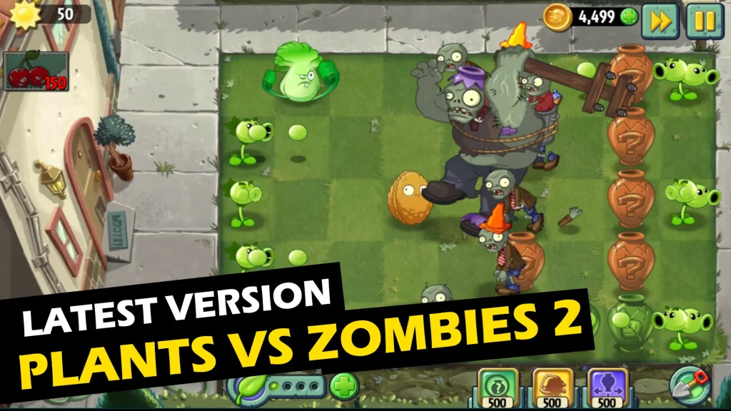 The latest version of Plants vs Zombies 2 Mod APK