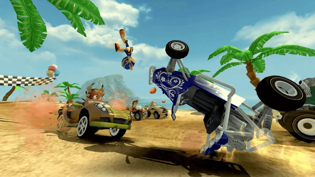 beach buggy racing - exciting gameplay actions