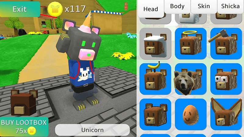 Customize your bear in super bear adventure game