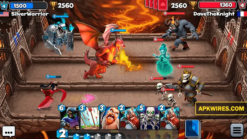 gameplay of castle clash