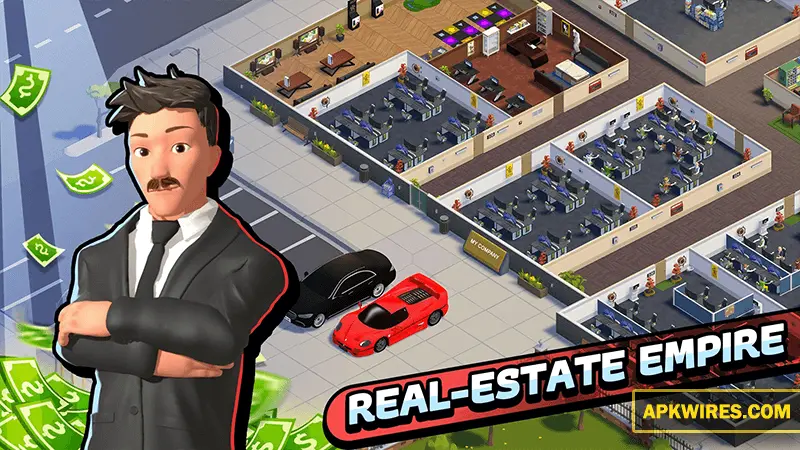 real estate empire in idle office apk