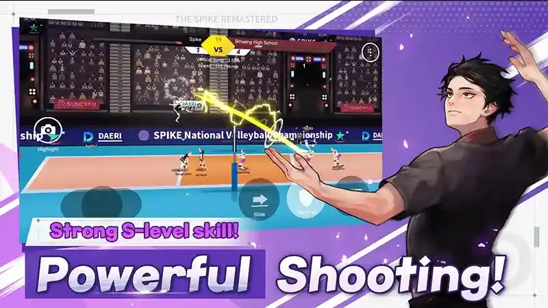 poweful shooting and mod menu in the spike apk