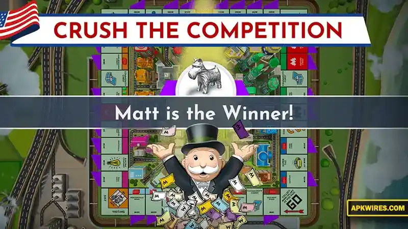 win the competitions in monopoly